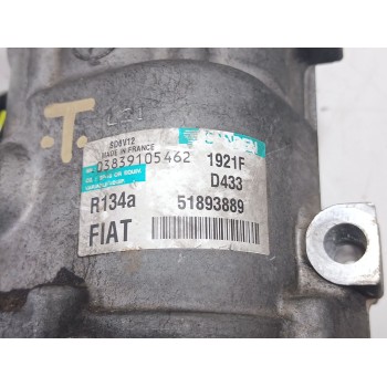 Recambio de compresor aire acondicionado para fiat punto (199_) 1.3 d multijet referencia OEM IAM 51893889 03839105462 