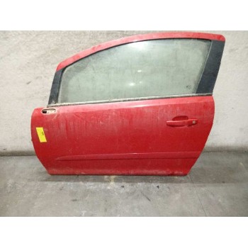 PUERTA DELANTERA IZQUIERDA ROJO 3P CON MOLDURA