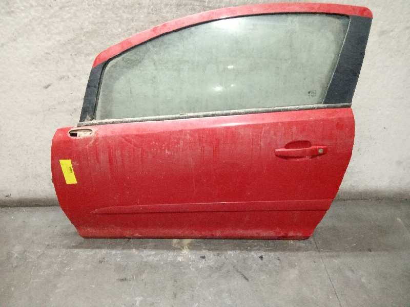 Recambio de puerta delantera izquierda para opel corsa d innovation referencia OEM IAM  ROJO 3P CON MOLDURA