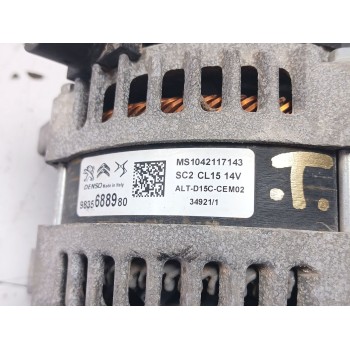 Recambio de alternador para citroën c3 iii (sx) 1.2 thp 110 referencia OEM IAM 9835688980  