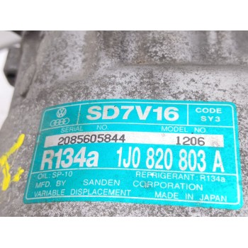 Recambio de compresor aire acondicionado para volkswagen golf iv variant (1j5) 1.6 referencia OEM IAM 1j0820803a 7M3820805B 7H08