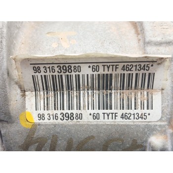 Recambio de cremallera direccion para citroën c3 iii (sx) 1.2 thp 110 referencia OEM IAM 9831639880  