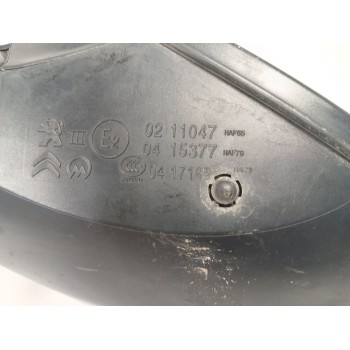Recambio de retrovisor derecho para peugeot 208 i (ca_, cc_) 1.6 bluehdi 100 referencia OEM IAM 0211047 0415377 