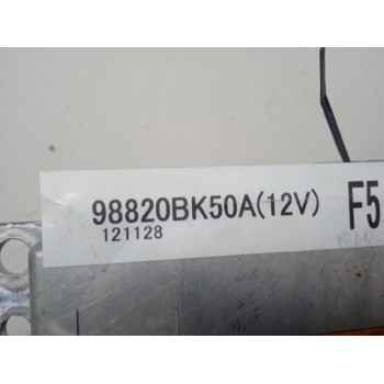 Recambio de kit airbag para nissan qashqai (j10) acenta referencia OEM IAM 98820BK50A CUPULA ROZADA SIN CINTURONES