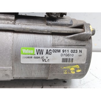 Recambio de motor arranque para seat leon (1p1) reference referencia OEM IAM 02m911023n d7gs10 0001123014
