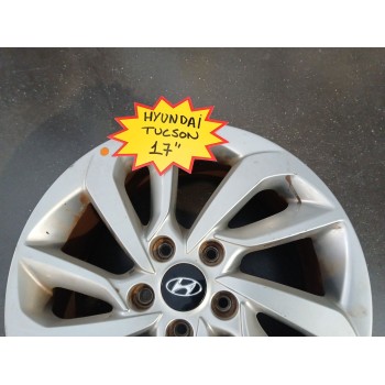Recambio de llanta para hyundai tucson 25 aniversario 4x2 referencia OEM IAM 52910 D7210  17 PULGADAS
