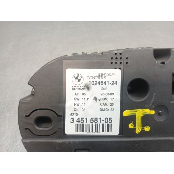 Recambio de cuadro instrumentos para bmw x3 (e83) xdrive 20d referencia OEM IAM 345158105  
