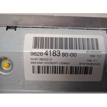 Recambio de pantalla multifuncion para peugeot 3008 style referencia OEM IAM 9828418380  