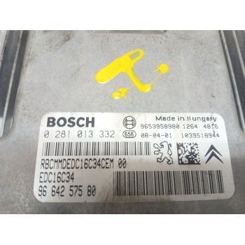 Recambio de centralita motor uce para citroën c4 i sedán 1.6 hdi referencia OEM IAM 0281013332  