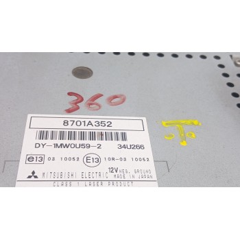 Recambio de sistema audio / radio cd para mitsubishi asx (ga0w) kaiteki 2wd referencia OEM IAM 8701a352 dy1mw0u592 