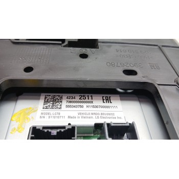 Recambio de pantalla multifuncion para opel astra k (b16) 1.4 turbo (68) referencia OEM IAM 555343750 42342511 