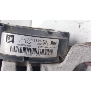 Recambio de alternador para opel mokka x selective start/stop referencia OEM IAM 13597226 2619573b fgn12s064