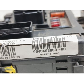 Recambio de caja reles / fusibles para citroën c2 (jm_) 1.4 referencia OEM IAM 9643498880  