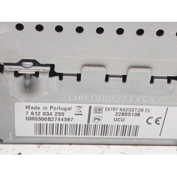 Recambio de sistema audio / radio cd para opel astra j gtc sportive referencia OEM IAM 22805138 453116246 7612034255