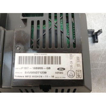 Recambio de pantalla multifuncion para ford fiesta vi (cb1, ccn) 1.25 referencia OEM IAM f1bt18b955gb  