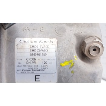 Recambio de compresor aire acondicionado para nissan micra iv (k13k, k13kk) 1.2 referencia OEM IAM 926003va0d  