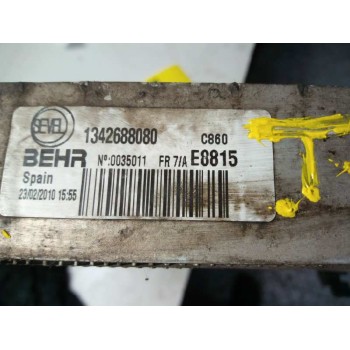 Recambio de radiador agua para fiat ducato caravana referencia OEM IAM 1342688080  