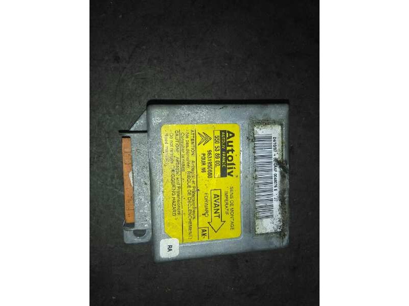 Recambio de centralita airbag para citroën xsara berlina 1.9 d sx referencia OEM IAM 9631950680 9631950680 