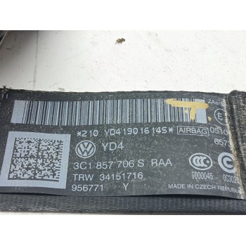 Recambio de pretensor airbag derecho para volkswagen passat lim. (362) edition referencia OEM IAM 3C1857706S  