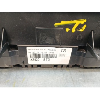 Recambio de cuadro instrumentos para volkswagen scirocco (137) 1.4 tsi by r-line (118 kw) referencia OEM IAM 1k8920873  