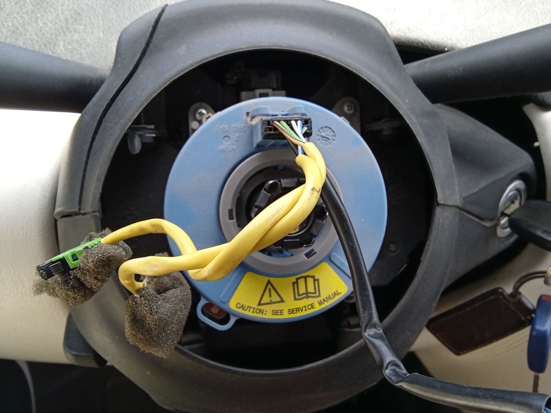Recambio de anillo airbag para citroën e-mehari electric referencia OEM IAM   