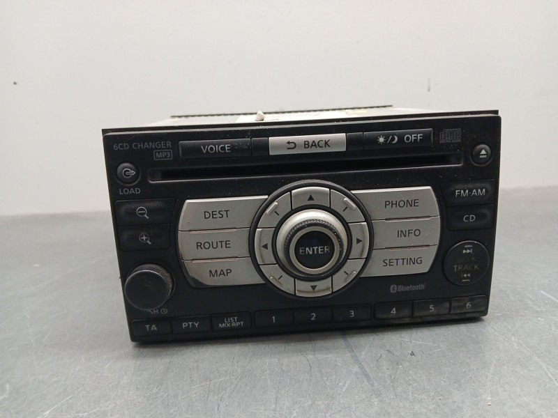 Recambio de sistema audio / radio cd para nissan qashqai i (j10, nj10) 2.0 referencia OEM IAM 28185jg44a  