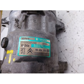 Recambio de compresor aire acondicionado para peugeot 206 hatchback (2a/c) 2.0 hdi 90 referencia OEM IAM 9640486480  