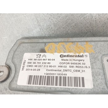 Recambio de modulo electronico para peugeot partner tepee 1.6 hdi 90 referencia OEM IAM 9801739380 980209678004 