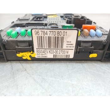 Recambio de centralita bsi para peugeot partner tepee 1.6 hdi 90 referencia OEM IAM 967847708001  