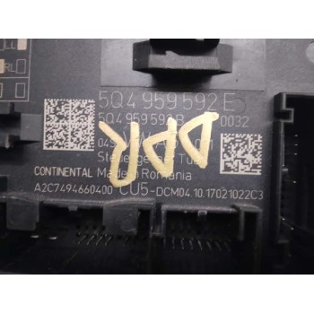 Recambio de modulo electronico para skoda superb (3v3) ambition referencia OEM IAM 5Q4959592E CONTROL PUERTAS UNIDAD CONFORT