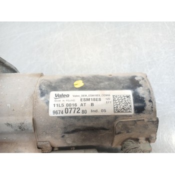 Recambio de motor arranque para citroën c4 cactus 1.2 thp 110 referencia OEM IAM 9674077280  