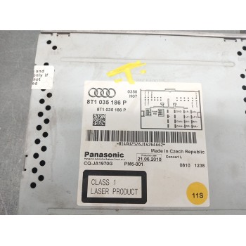 Recambio de sistema audio / radio cd para audi a4 b8 avant (8k5) 2.0 tdi referencia OEM IAM 8t1035186p  