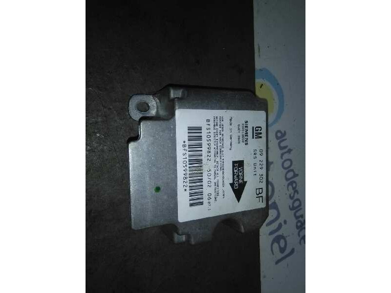 Recambio de centralita airbag para opel astra g berlina club referencia OEM IAM 09229302BF 09229302BF 