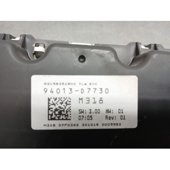 Recambio de cuadro instrumentos para hyundai tucson (tl, tle) 1.7 crdi referencia OEM IAM 84710D7000TRY 94013d7730 