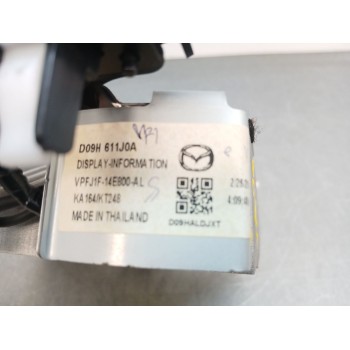 Recambio de pantalla multifuncion para mazda 2 hatchback (dl, dj) 1.5 skyactiv-g referencia OEM IAM d09h611j0a  