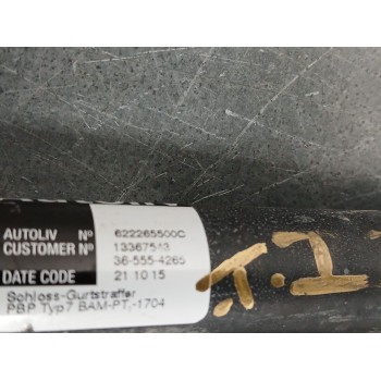 Recambio de kit airbag para opel zafira tourer selective referencia OEM IAM 13367542 13367543 13381058