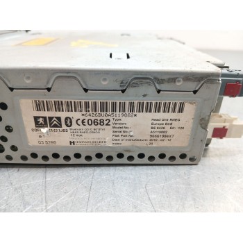 Recambio de sistema audio / radio cd para peugeot 3008 i monospace (0u_) 1.6 hdi referencia OEM IAM 96661984xt  