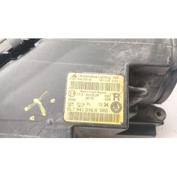 Recambio de faro derecho para skoda yeti (5l) 2.0 tdi referencia OEM IAM 5L1941018  