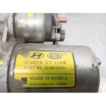 Recambio de motor arranque para kia stonic (yb) 1.4 cvvt referencia OEM IAM 3610004300 3610003701 