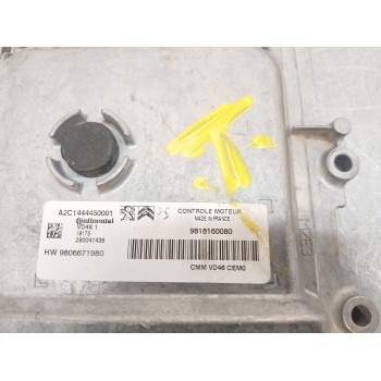 Recambio de centralita motor uce para citroën berlingo multispace (b9) 1.2 puretech 110 referencia OEM IAM 9818160080  