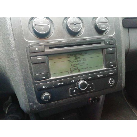 Recambio de sistema audio / radio cd para volkswagen touran (1t1) 1.9 tdi referencia OEM IAM   