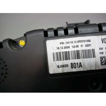 Recambio de cuadro instrumentos para seat ibiza (6j5) reference referencia OEM IAM 6J0920801A 6J0920801A 