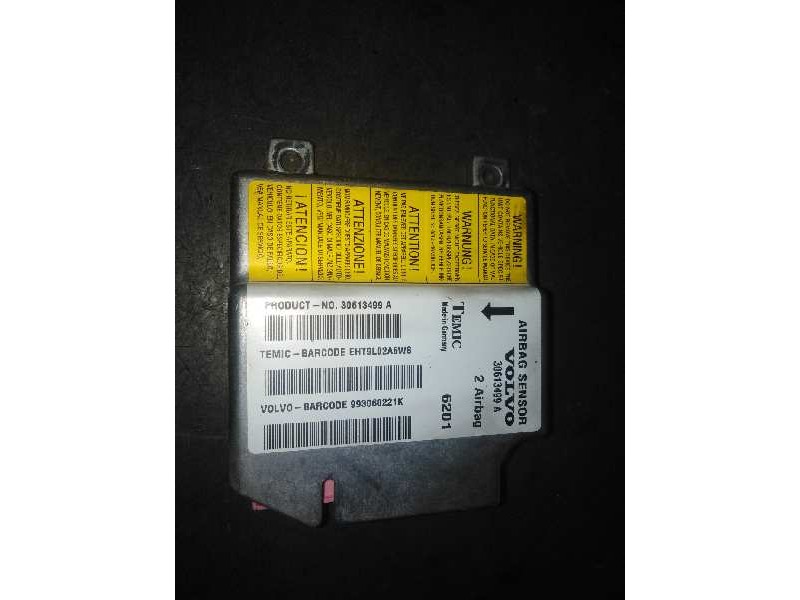 Recambio de centralita airbag para volvo s40 berlina 1.6 referencia OEM IAM 30613499A 30613499A 30613499A