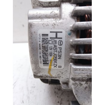 Recambio de alternador para mazda 2 hatchback (dl, dj) 1.5 skyactiv-g referencia OEM IAM a5tj0591zx ALF520453 A2TX9181