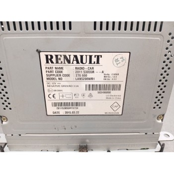 Recambio de pantalla multifuncion para dacia logan mcv ii 1.5 dci referencia OEM IAM 281153855r  