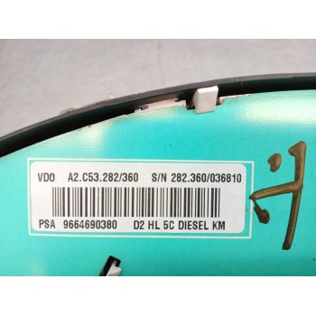 Recambio de cuadro instrumentos para peugeot 407 (6d_) 2.0 hdi (6drhrh) referencia OEM IAM 6106V1 9664690380 