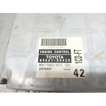Recambio de centralita motor uce para toyota avensis (_t22_) 2.0 d-4d (cdt220_) referencia OEM IAM 8966105420  