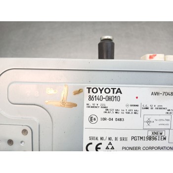Recambio de sistema audio / radio cd para toyota aygo (_b4_) 1.0 (kgb40) referencia OEM IAM 861400h010  