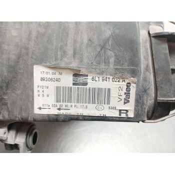 Recambio de faro derecho para seat ibiza iii (6l1) 1.4 16v referencia OEM IAM 6l1941022a  