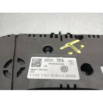 Recambio de cuadro instrumentos para volkswagen passat variant (3g5) advance bmt referencia OEM IAM 3g0920751a  